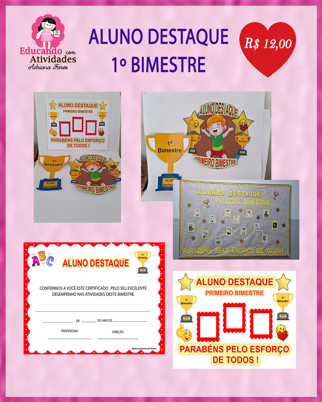Aluno Destaque 1º Bimestre